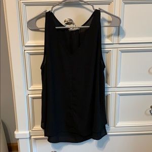 black tank top low cut